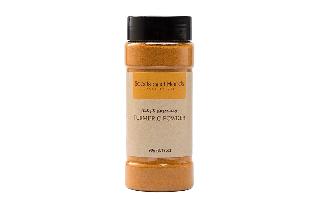 Seeds And Hands Turmeric Powder    Plastic Bottle  90 grams